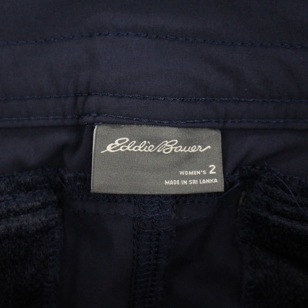 Eddie Bauer Sightscape Horizon Convertible Roll-Up Pants Womens Size 2 Blue - Picture 7 of 14
